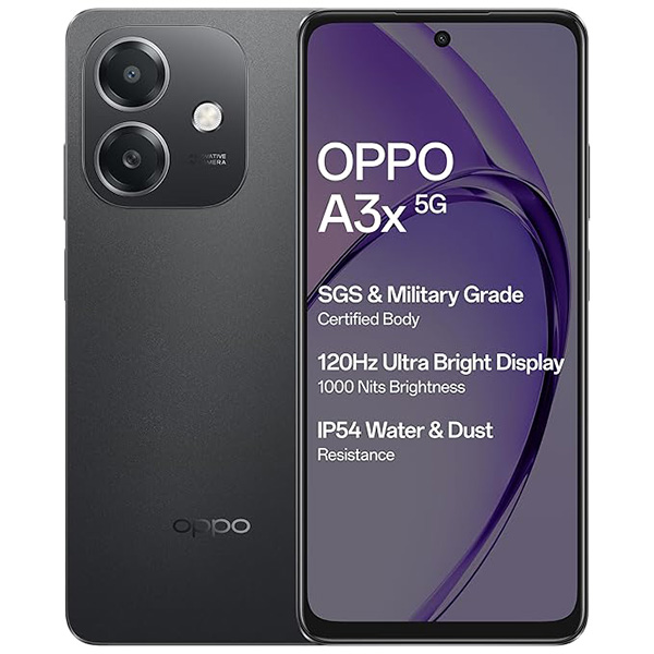 OPPO A3X 5G (4GB+128GB) SPARKLE BLACK_01 OPPO A3X 5G (4GB+128GB) SPARKLE BLACK_01