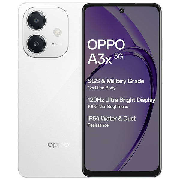 OPPO A3X 5G (4GB+128GB) STARLIGHT WHITE_01 OPPO A3X 5G (4GB+128GB) STARLIGHT WHITE_01