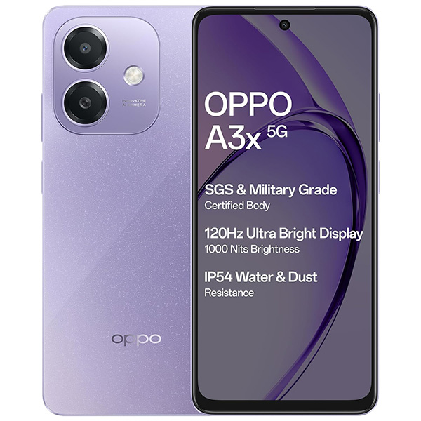 OPPO A3X 5G (4GB+128GB) STARRY PURPLE_01 OPPO A3X 5G (4GB+128GB) STARRY PURPLE_01