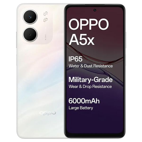 OPPO A5X 5G (4GB+128GB) LASER WHITE_01 OPPO A5X 5G (4GB+128GB) LASER WHITE_01