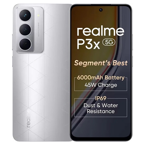 REALME P3X 5G (6GB+128GB) LUNAR SILVER_01 REALME P3X 5G (6GB+128GB) LUNAR SILVER_01