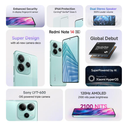 REDMI NOTE 14 5G (6GB+128GB) LVY GREEN_02